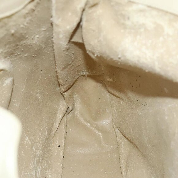 GUCCI Bamboo Shoulder Bag Leather 2way Cream Gold 001 1577 Auth 121835 - Picture 11 of 16